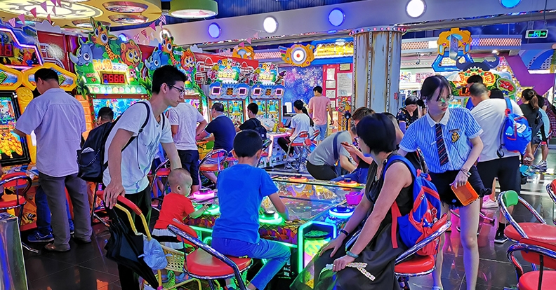 Video game amusement equipment application case