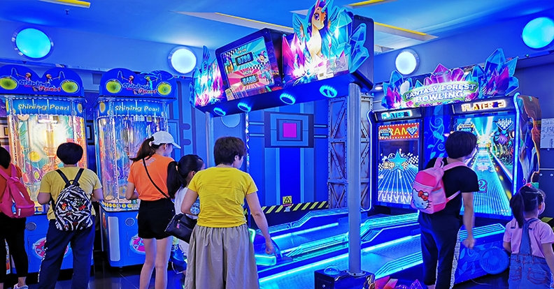 Video game amusement equipment application case